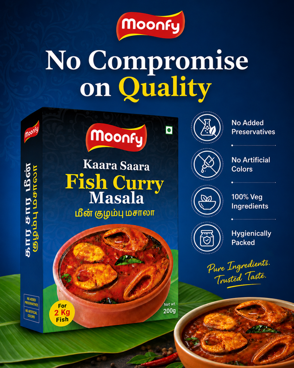 Moonfy Kaara Saara Fish Curry Masala (200g)