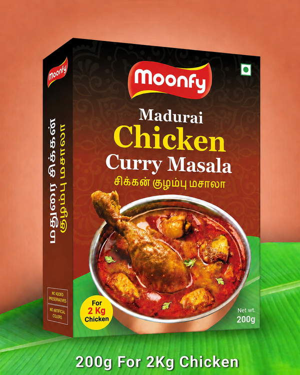 Moonfy Madurai Chicken Curry Masala (200g)