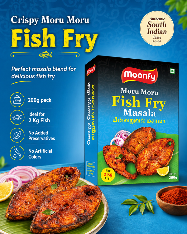 Moonfy Moru Moru Fish Fry Masala Powder (200g)