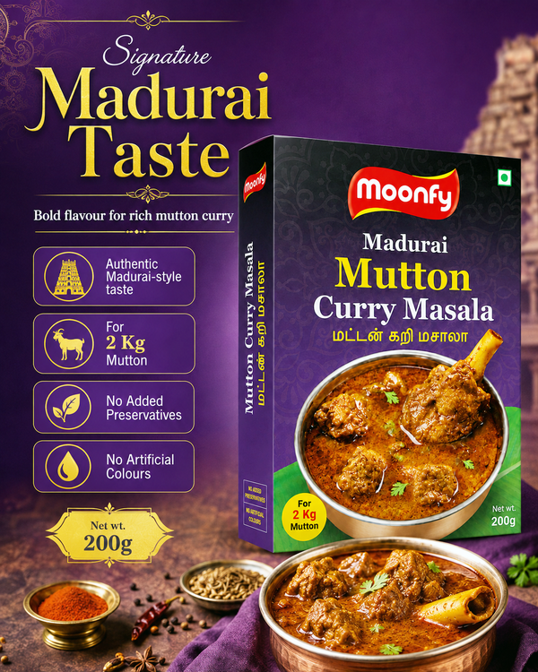 Moonfy Madurai Mutton Curry Masala (200g)