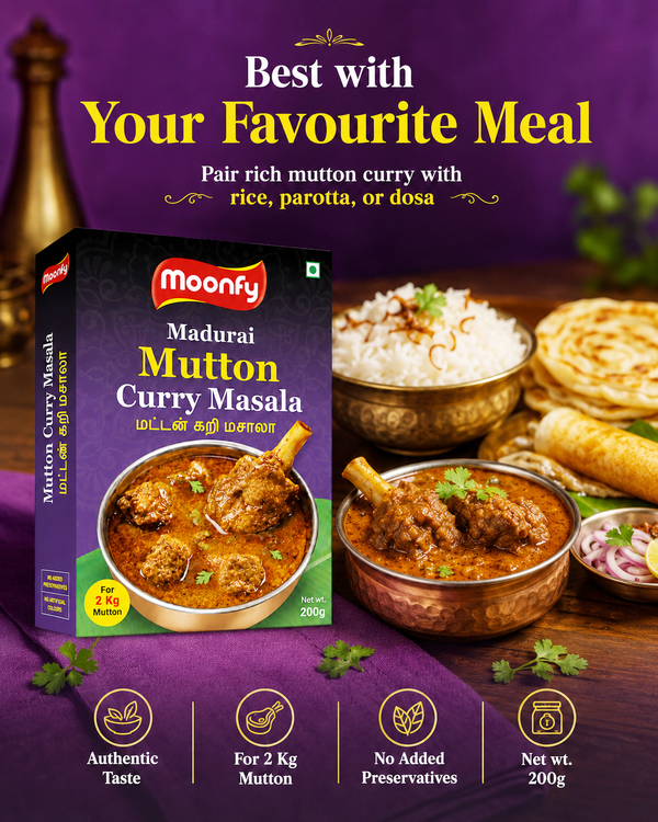 Moonfy Madurai Mutton Curry Masala (200g)