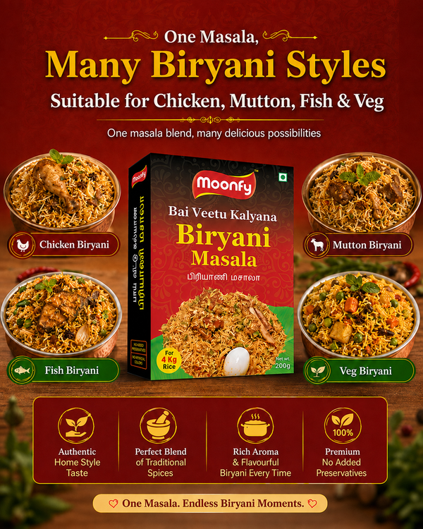 Moonfy Bai Veetu Kalyana Biryani Masala (200g)