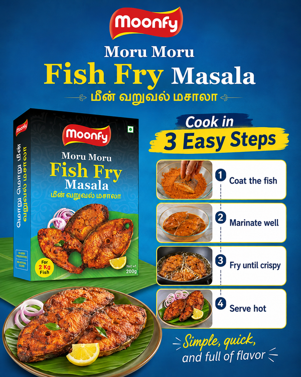 Moonfy Moru Moru Fish Fry Masala Powder (200g)