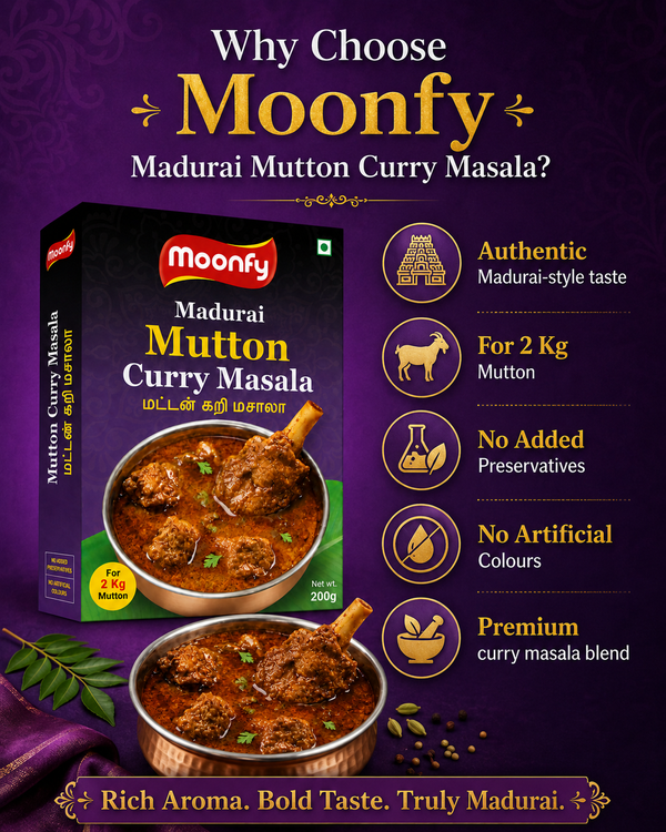 Moonfy Madurai Mutton Curry Masala (200g)