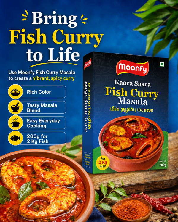 Moonfy Kaara Saara Fish Curry Masala (200g)