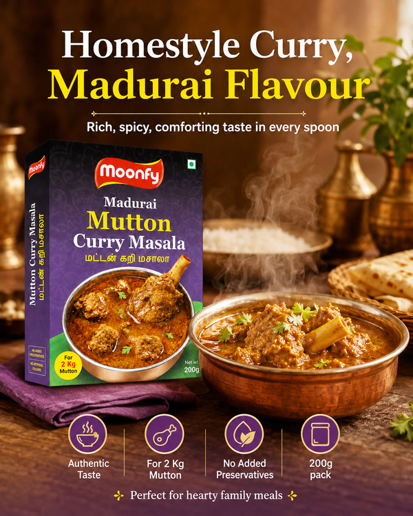 Moonfy Madurai Mutton Curry Masala (200g)
