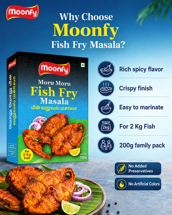 Moonfy Moru Moru Fish Fry Masala Powder (200g)