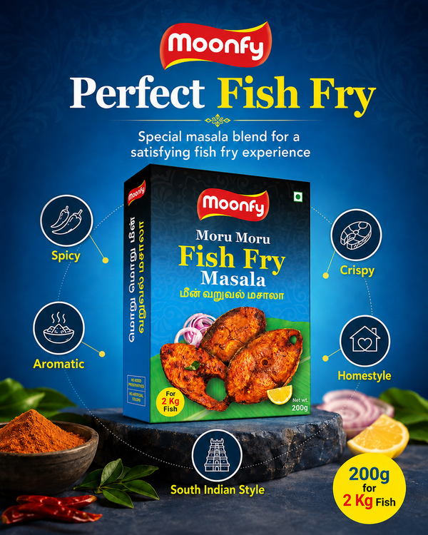 Moonfy Moru Moru Fish Fry Masala Powder (200g)