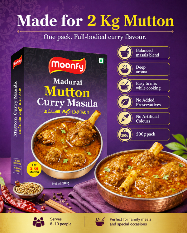 Moonfy Madurai Mutton Curry Masala (200g)