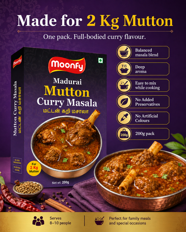 Moonfy Madurai Mutton Curry Masala (200g)